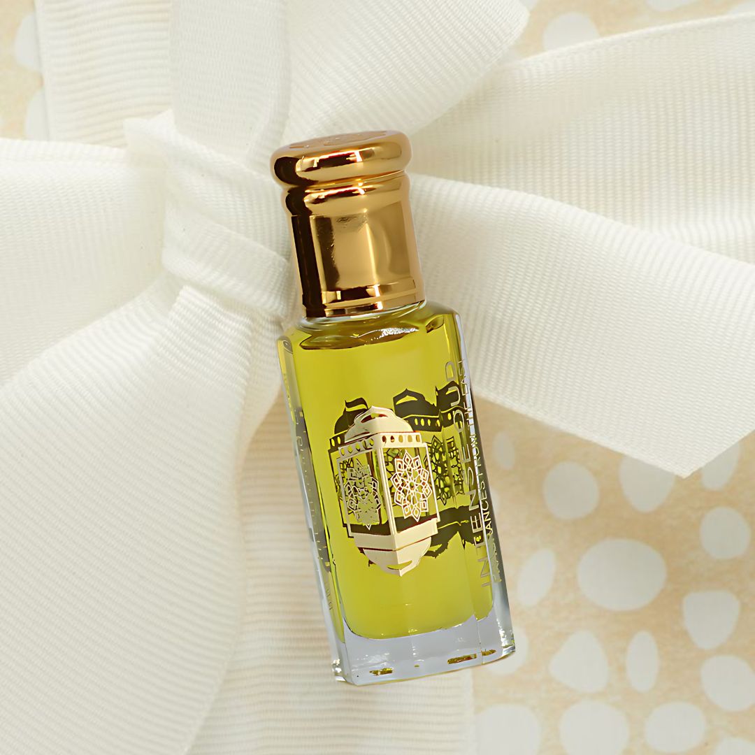 Platinum Sand Perfume Oil 12ML (0.40 OZ) With Black Gift Box By Intense Oud | Sweet Peach, Warm Amber & Creamy Vanilla Bliss. - Intense Oud