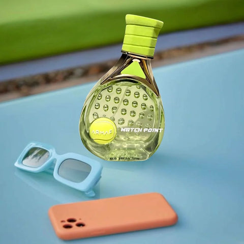 Match Point Eau de Parfum Spray 100ml (3.4 oz) by Armaf | Bold, Energetic & Masculine - Intense Oud