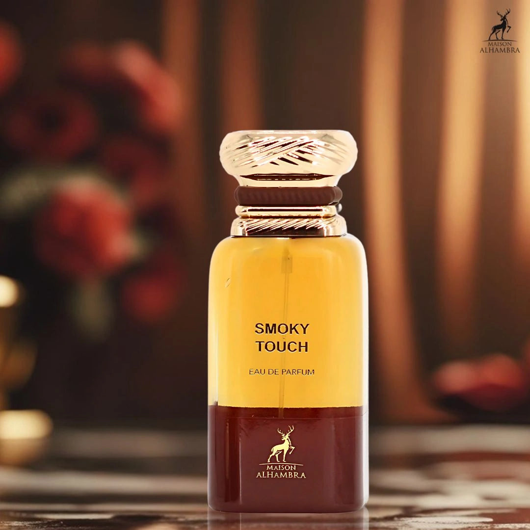 Smoky Touch Eau de Parfum Spray 80ml (2.7 oz) by Maison Alhambra | Smoky Indulgence With A Gourmand Heart - Intense Oud