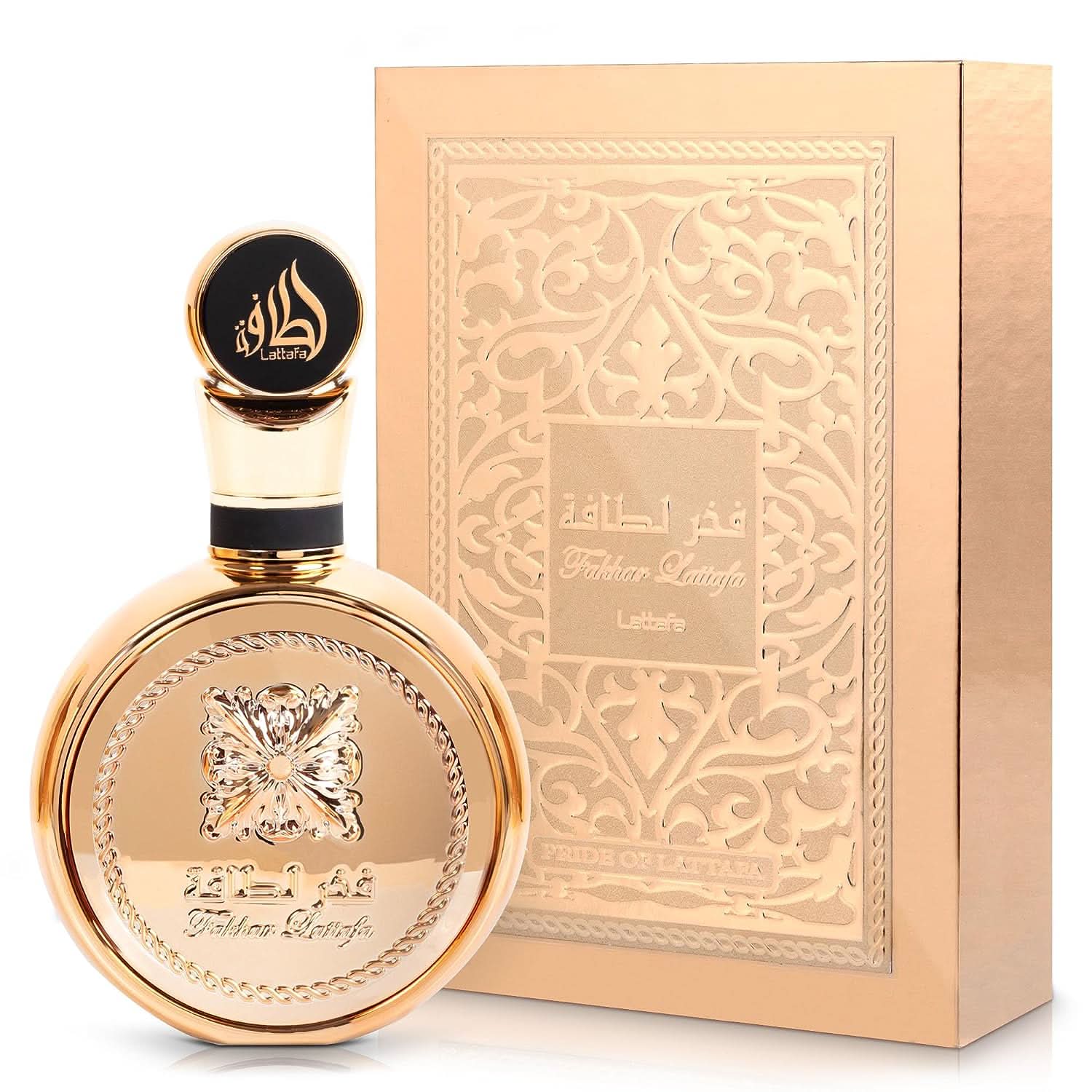 Fakhar Gold Extrait Lattafa — Eau de Parfum 100ml · Perfume amadeirados de luxo