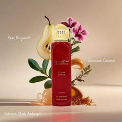 Mayar, Ameerat Al Arab, Mayar Natural Intense, Ana Abiyedh Rouge & Shahd All-Over Sprays 150ml  (5.07 oz) by Lattafa | Five Iconic Scents, Endless Refresh (Bundle) - Intense Oud