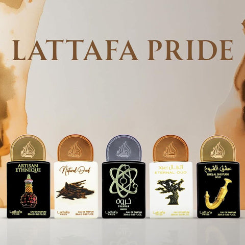 AUCTION Lattafa Pride Eau de Parfum Gift Set Collection No.2 (5 x 20ml (Gift Set) (Velvet Pouch)