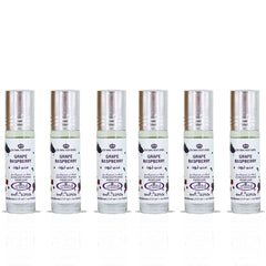 Grape Raspberry Perfume Oil CPO 6ML (0.2 OZ) By Al Rehab | Fruity, Floral, Sweet, Vibrant Fragrance. (BOX OF 6) - Intense Oud