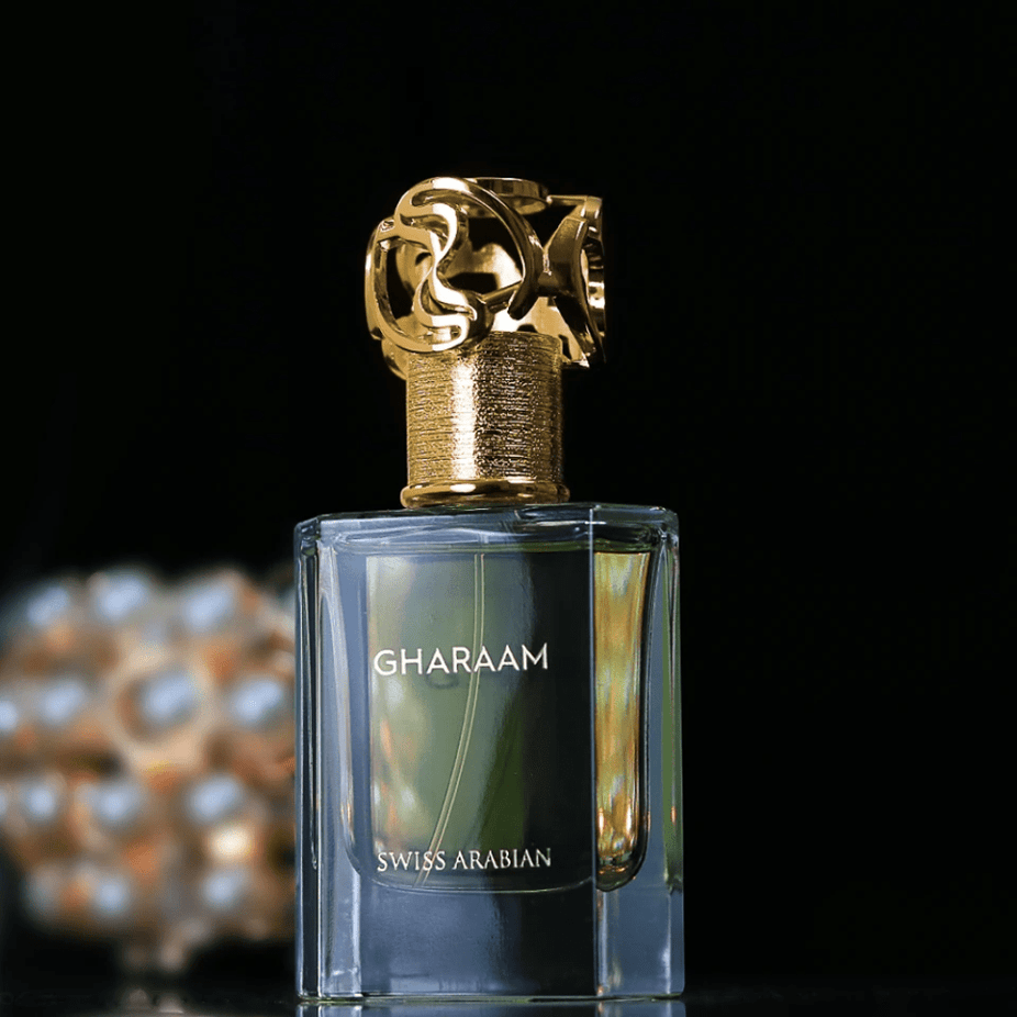 Swiss Arabian Gharaam Waaw Series 50ml EDP bottle with elegant packaging and fragrance details.