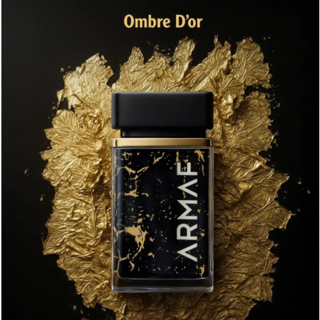 Ombre D’or Eau de Parfum Spray 75ml (2.5oz) by Armaf | A Lingering Aura of Quiet Luxury & Timeless Charm - Intense Oud