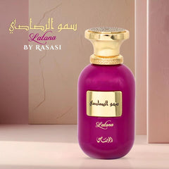 Somow Al Rasasi Latona Eau de Parfum Spray 100ml (3.4 oz) by Rasasi | Luxurious Fruity Floral Fragrance with Lasting Depth - Intense Oud