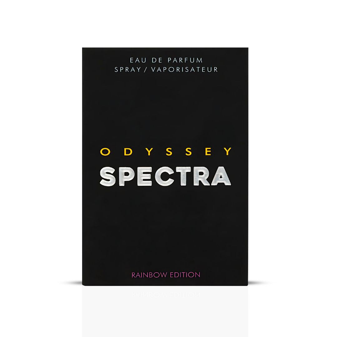 Odyssey Spectra Rainbow Edition Eau de Parfum Spray 100ML (3.4 OZ) by Armaf | Spiced Fruit, Floral Finesse & A Smoky-Sweet Embrace. - Intense Oud