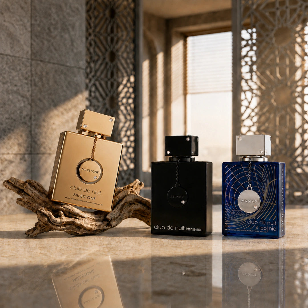 Club De Nuit Intense Man, Iconic & Milestone Eau de Parfum Sprays 200m