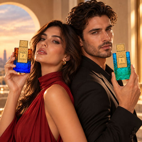 Fragaby I & II Eau de Parfum Sprays 100ml (3.4 oz) by Risala Elite (Bundle)