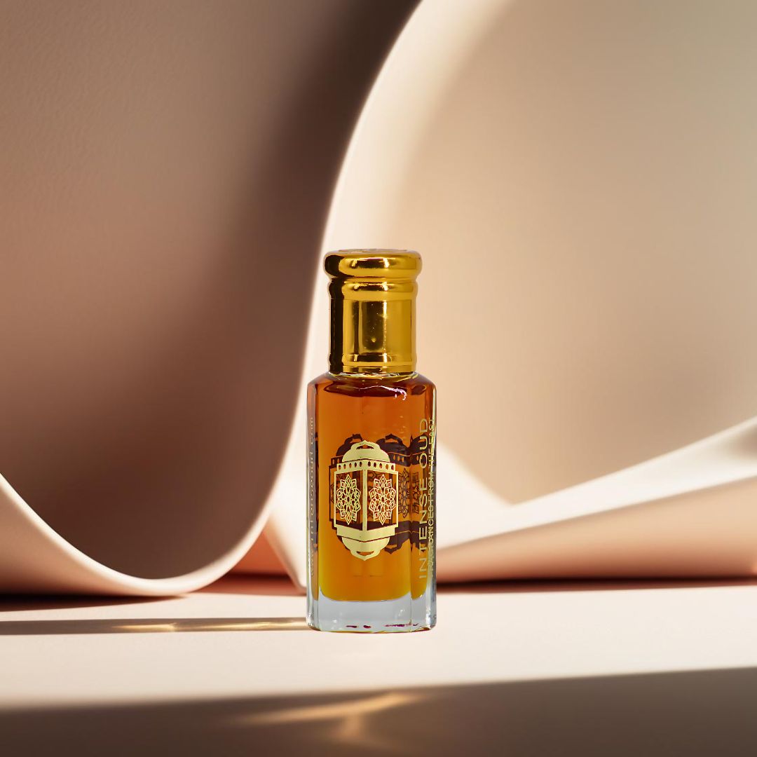 Musk Twilight Perfume Oil 12ML (0.40 OZ) with Black Gift Box by Intense Oud | A Vibrant Blend of Jasmine, Bergamot & Spicy Woods, Enveloped in Sensual Musk. - Intense Oud