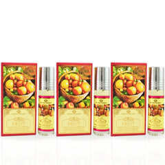 Fruit Perfume Oil CPO 6ML (0.2 OZ) By Al Rehab | A Burst Of Tropical Fruits With A Creamy, Sweet Twist. (PACK OF 3) - Intense Oud