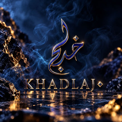 Khadlaj Shiyaaka Blue Eau De Parfum Spray 100ml bottle in blue packaging