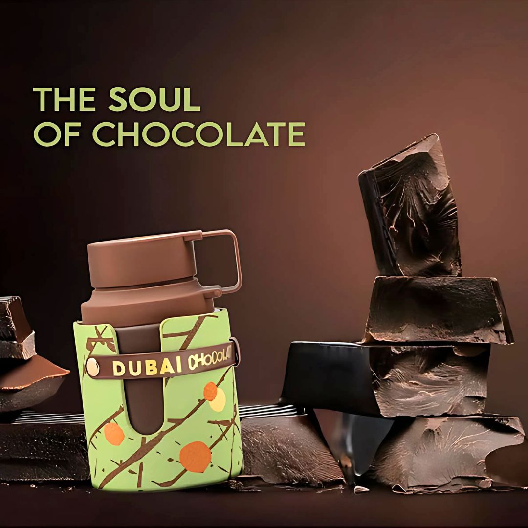 Odyssey Dubai Chocolat Gourmand Edition Eau De Parfum Spray 100ML (3.4 OZ) by Armaf | A Sweet, Nutty Blend of Coffee, Pistachio & Caramel with Rich Chocolate & Vanilla. - Intense Oud