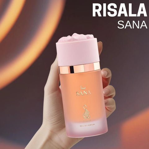 Sana Eau de Parfum Spray 100ml (3.4 oz) by Risala (Velvet Pouch) - Intense Oud