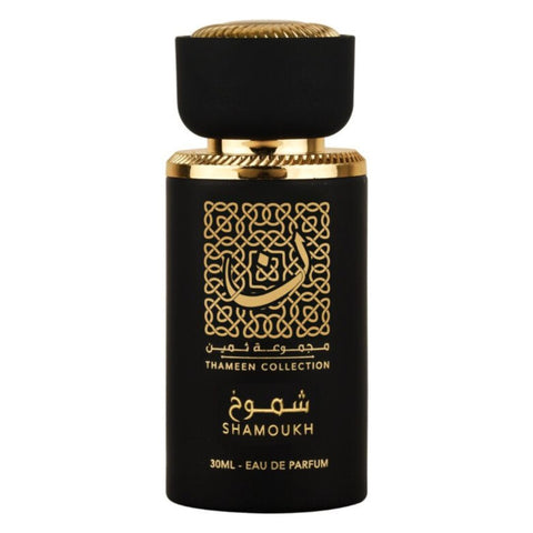Shamoukh EDP - 30ml by Lattafa  (WITH VELVET POUCH) - Intense oud
