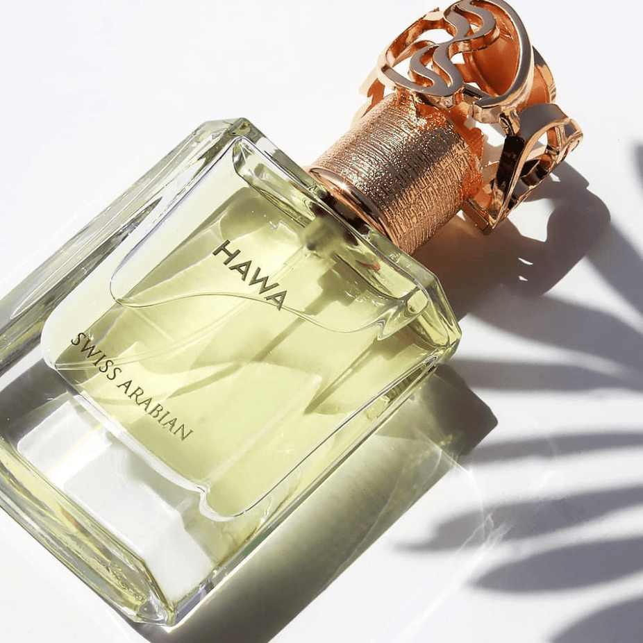 Swiss Arabian Hawa Waaw Series EDP Eau De Parfum 50ml bottle with elegant packaging and floral fragrance design