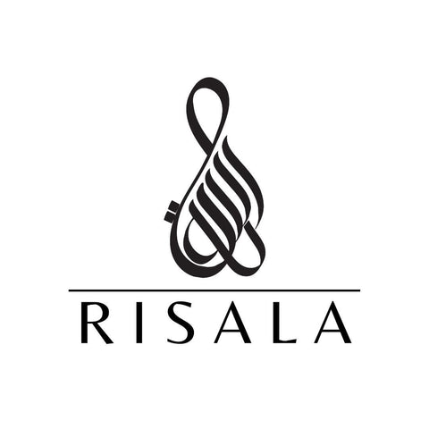 Risala Pure Ombre Eau de Parfum spray 100ml with elegant velvet pouch, featuring a sleek glass bottle and floral fragrance design.