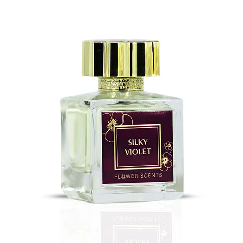 Silky Violet Eau de Parfum Spray 65ml (2.2 oz) by Flower Scents | Bright Bergamot, Soft Powdery Violet and a Sophisticated Woody Dry-Down - Intense Oud