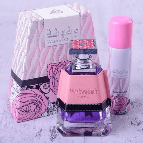 Washwashah w/ DEO for Women EDP - 100ML (3.4 oz) by Lattafa - Intense oud
