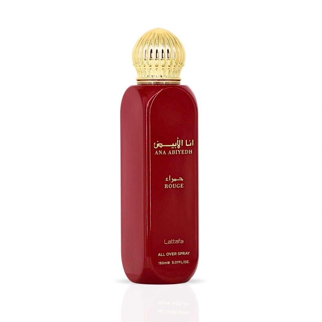 Ana Abiyedh Rouge All Over Spray 150ml (5.07 oz) by Lattafa | Sweet, Sharp & Utterly Unforgettable - Intense Oud