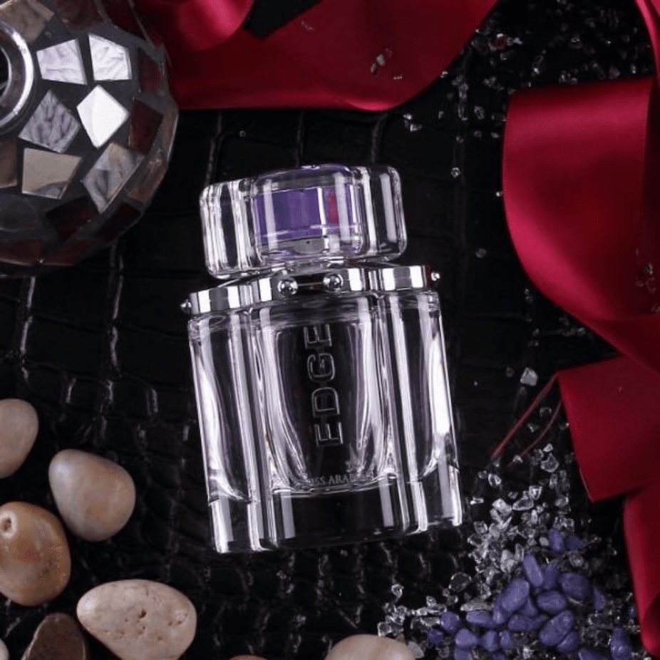 Swiss Arabian Edge for Women EDP 100ml perfume bottle with elegant packaging, signature women's fragrance.