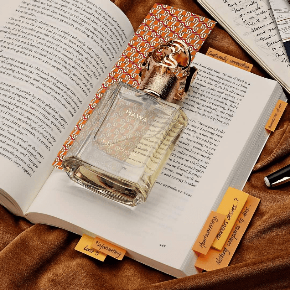 Swiss Arabian Hawa Waaw Series Eau De Parfum 50ml bottle with elegant packaging and floral design.