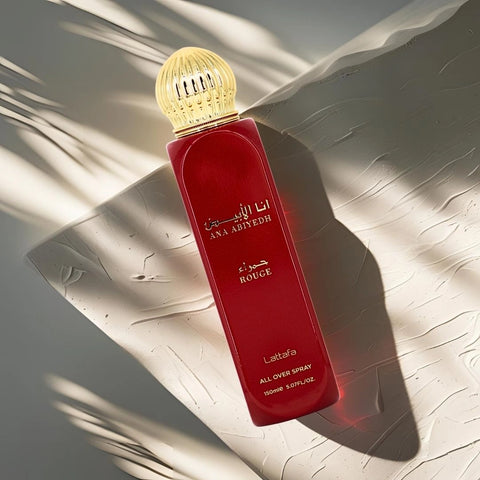 Ana Abiyedh Rouge All Over Spray 150ml (5.07 oz) by Lattafa | Sweet, Sharp & Utterly Unforgettable - Intense Oud