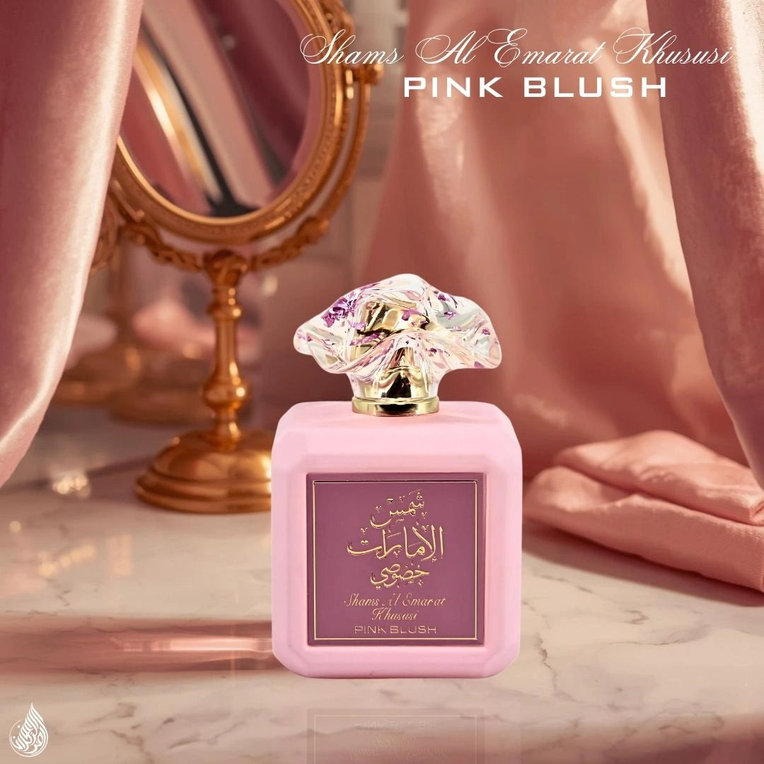 Pink Blush Shams Al Emarat Khususi Eau de Parfum Spray 100ml (3.4 oz) by Ard Al Zaafaran