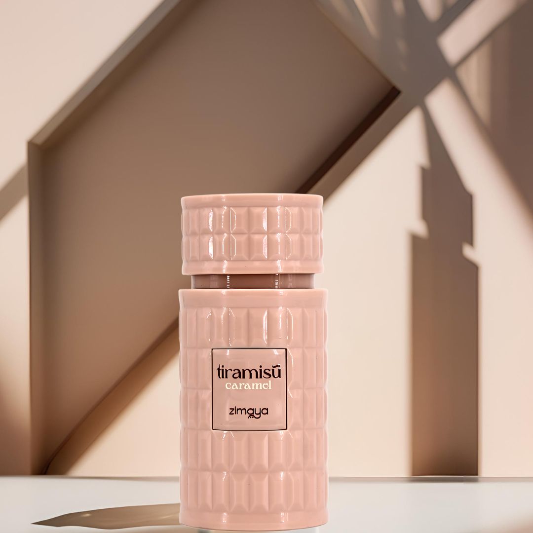 Tiramisu Caramel Eau De Parfum Spray 100ML (3.4 OZ) by Zimaya | A Sweet Blend of Caramel, Honey & Whiskey for a Sensual & Slightly Boozy Fragrance. - Intense Oud