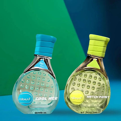 Cool Ace & Match Point Eau de Parfum Sprays 100ml (3.4oz) by Armaf | Freshness & Strength in Harmony (Bundle) - Intense Oud