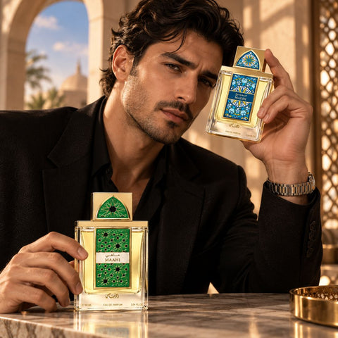 Maahi & Madih Eau de Parfum Sprays 90ml (3.0 oz) by Rasasi (Bundle)
