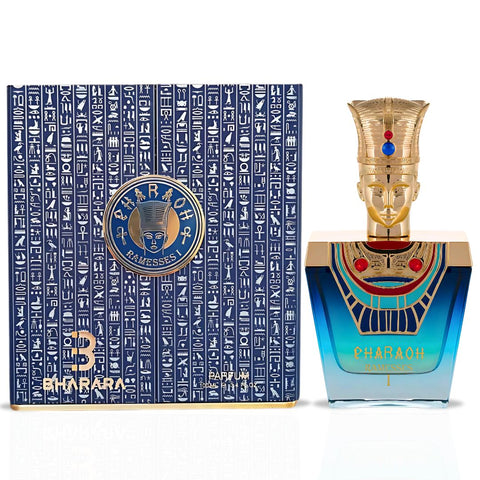 Pharaoh Ramesses I Eau De Parfum Spray 100ML (3.4 OZ) By BHARARA | A Bold & Daring Blend Of Rum, Fiery Spices, & Rich Woods With A Touch Of Sweet Caramel & Vanilla. - Intense Oud
