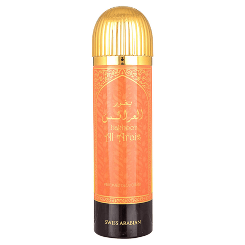 Bakhoor Al Arais Deodorant - 200 ML (6.7 oz) by Swiss Arabian - Intense oud