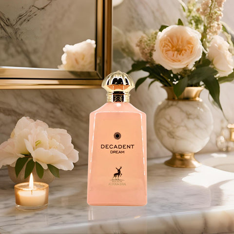 Decadent Dream Eau De Parfum Spray 100ML (3.4 OZ) by Maison Alhambra | A Sweet, Floral Blend with Warm, Resinous Depth and a Creamy, Opulent Finish. - Intense Oud