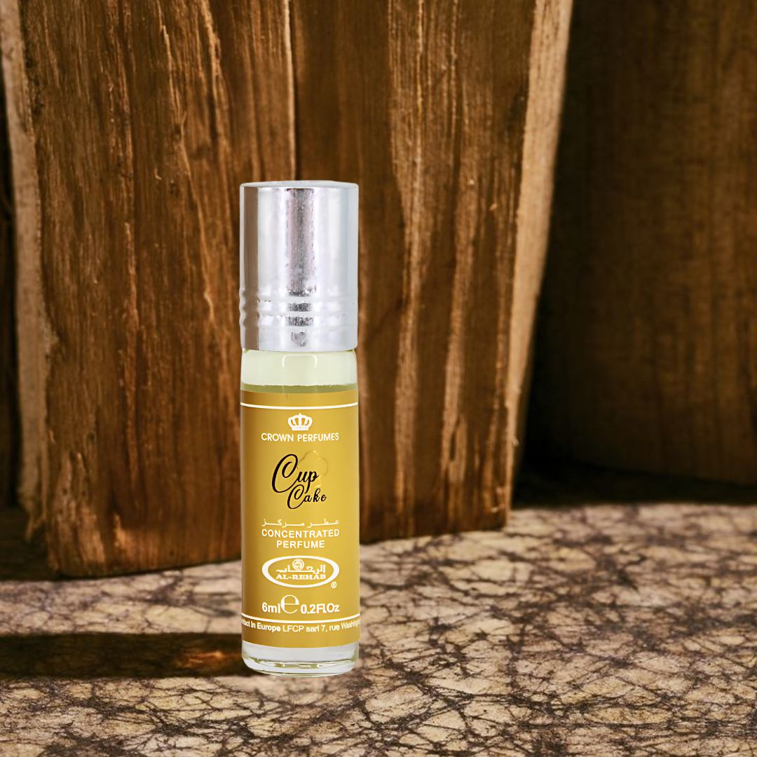 Cupcake Perfume Oil CPO 6ML (0.2 OZ) By Al Rehab | Citrus, Creamy Vanilla & Amber For A Cozy, Sweet Finish. (Pack Of 6) - Intense Oud