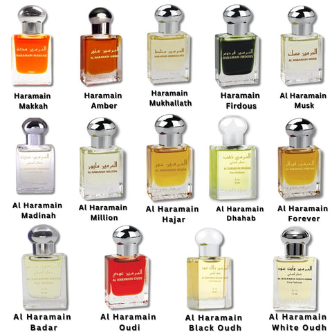 Discovery Collection Of Al Haramain 14 PCS Perfume Oil - 15ML By Al Haramain - Intense oud