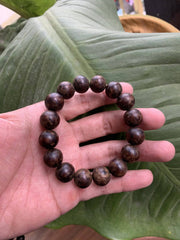 Vietnamese Agarwood Bracelet - New Types Of Agarwood/ Agarwood Mala/ 14MM SIZE - Intense oud