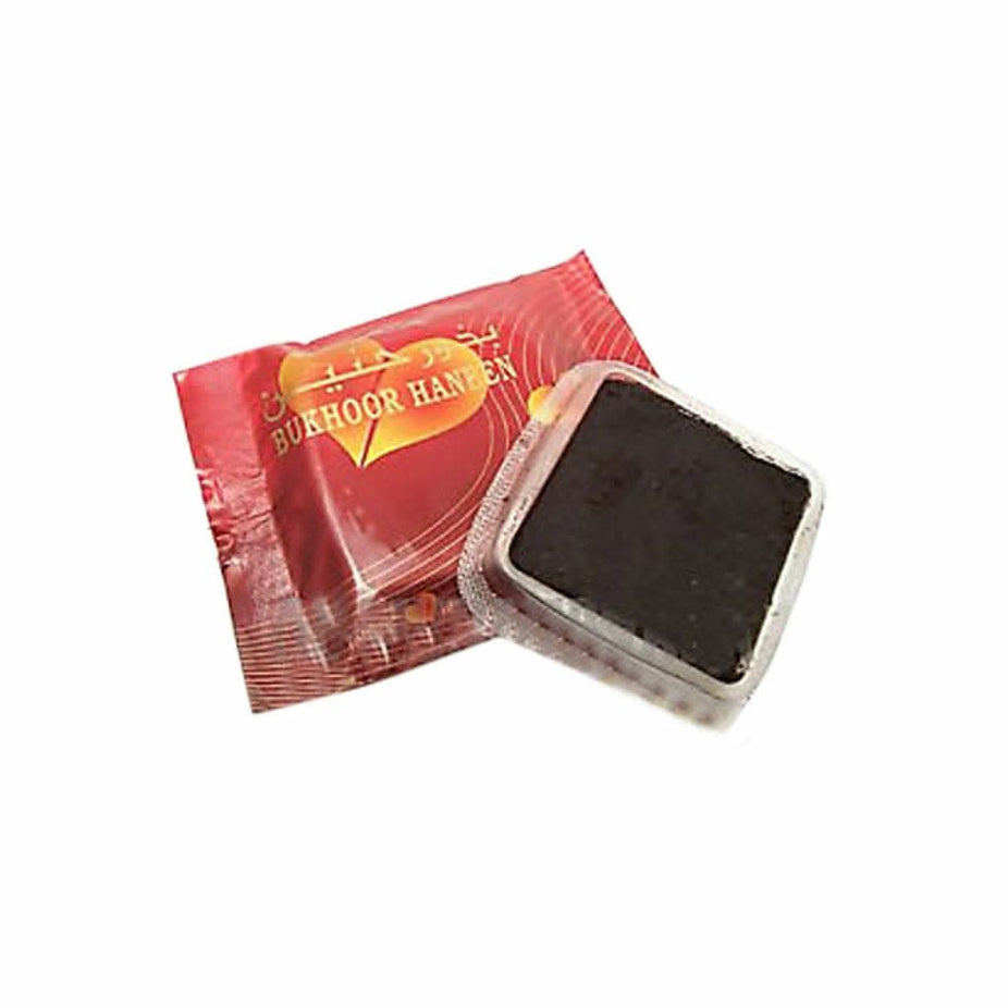 Al Haramain Haneen Bakhoor Tablet, 45g, with aromatic traditional scent in a round tablet form.