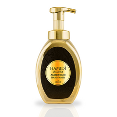 LUXURY AMBER OUD HAND WASH 350ML (11.9 OZ) By Hamidi | Enticing & Ultra Moisturizing, Rejuvenates The Skin. - Intense Oud