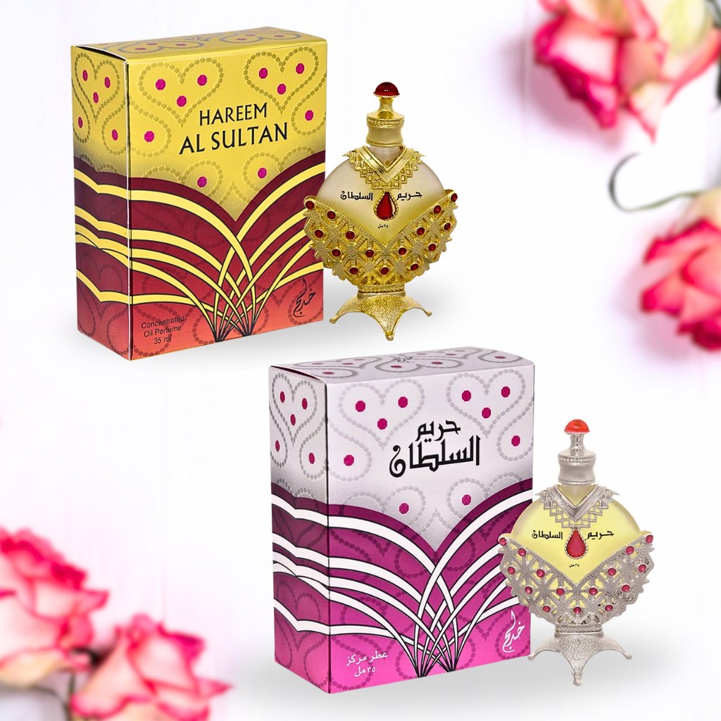 Hareem Al Sultan Gold Oil & Hareem Al Sultan Silver Oil CPO 35ML (1.