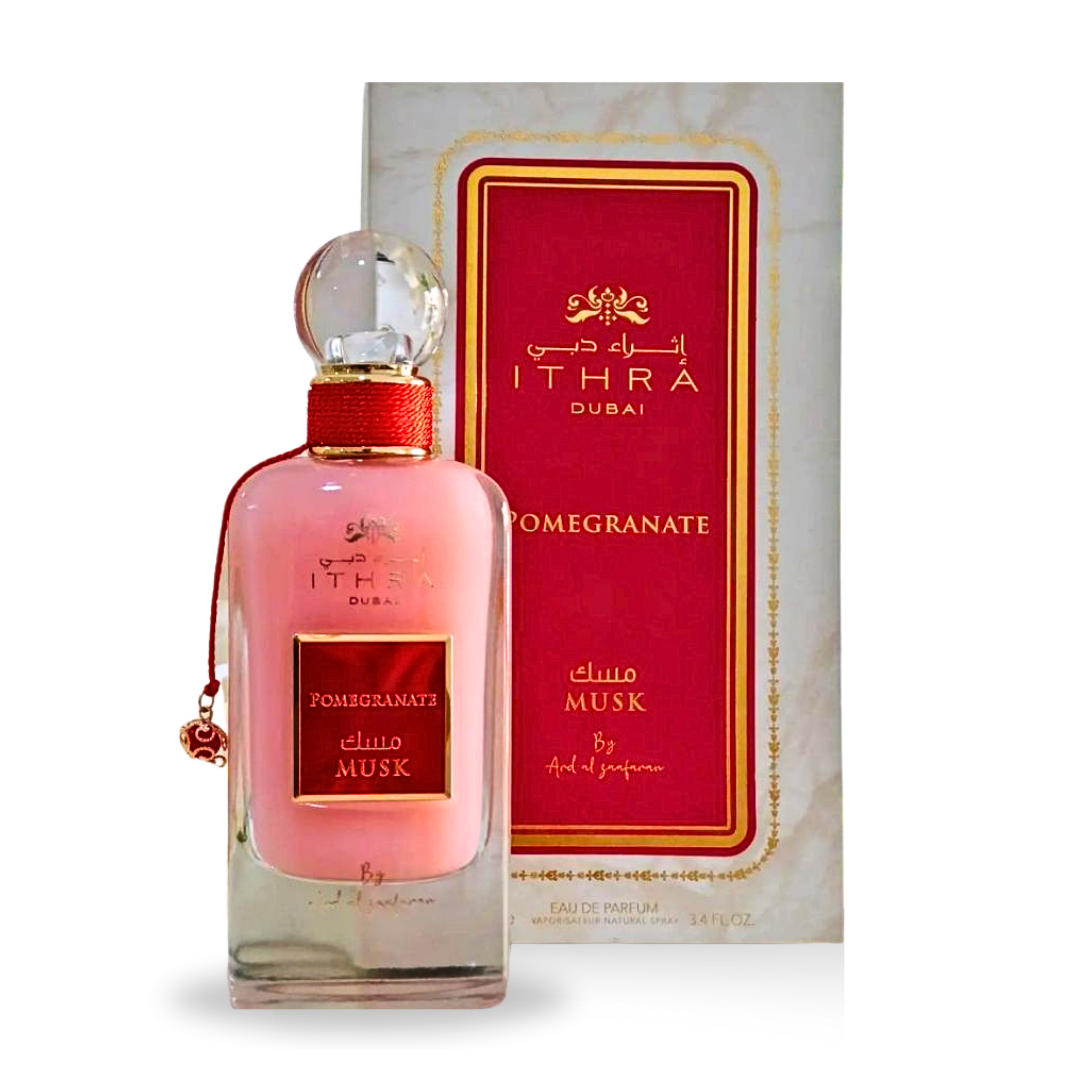 Pomegranate Musk Ithra Dubai Collection - EDP 100ML (3.4 OZ) by Ard Al Zaafaran - Intense Oud