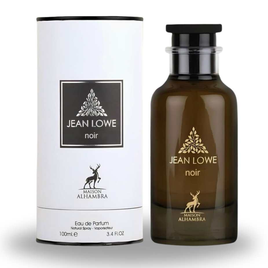 Maison Alhambra Jean Lowe Noir & Matiere Eau de Parfum sprays 100ml, elegant bottles in a value pack.