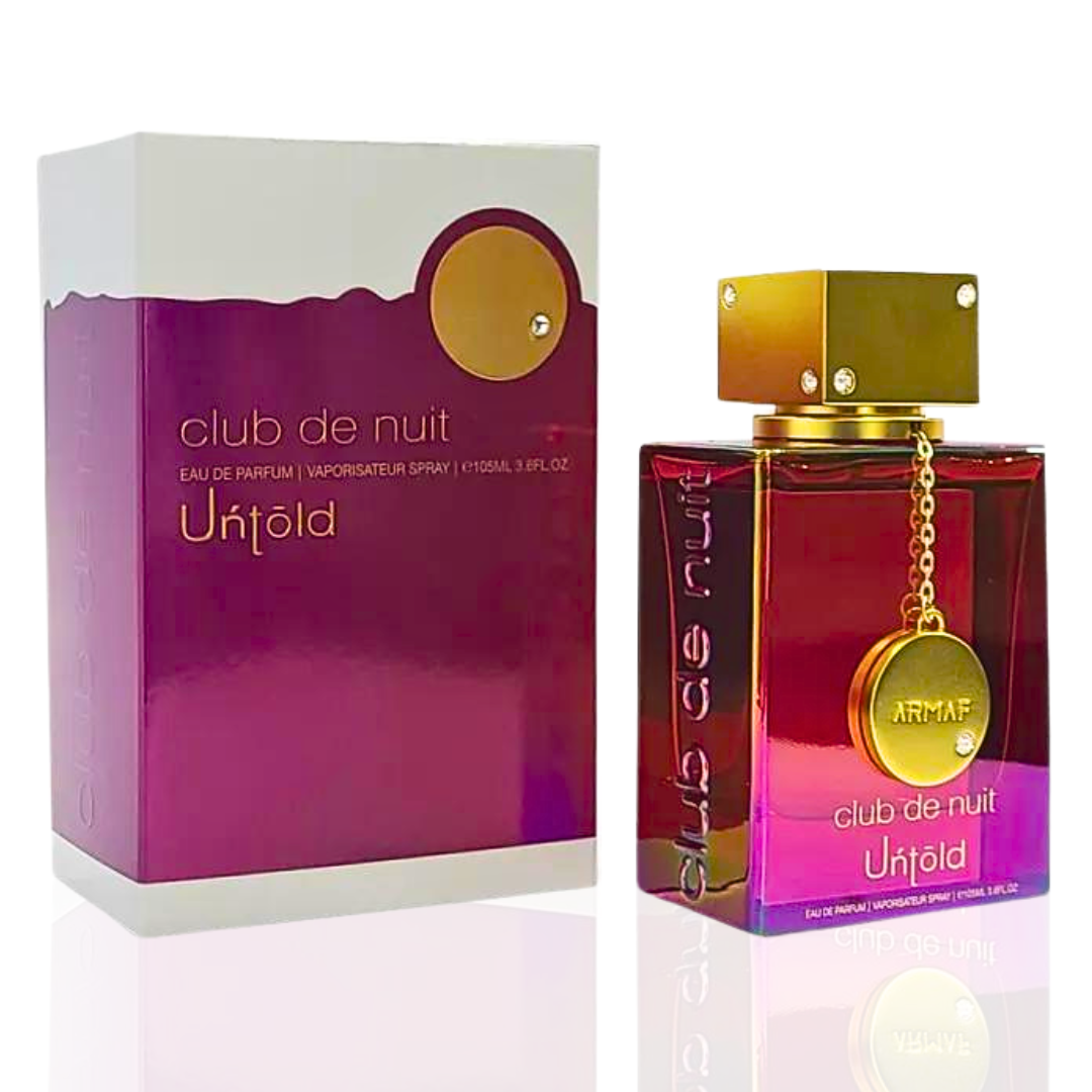 Club De Nuit UNTOLD EDP 105ML (3.6OZ) by Armaf | Long Lasting, Spicy, Woody, Metallic Fragrance. - Intense Oud