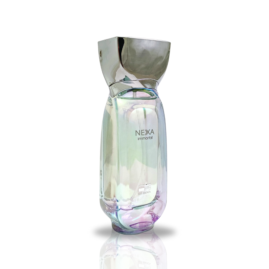 NEXA Immortal Pour Femme Eau De Parfum spray by Rue Broca, featuring floral and fruity notes in a 100ML bottle.