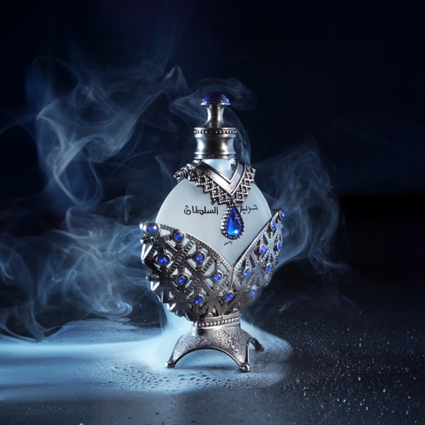 Hareem Al Sultan Blue Antique Perfume Oil CPO-35ML (1.18oz) BY KHADLAJ - Intense Oud