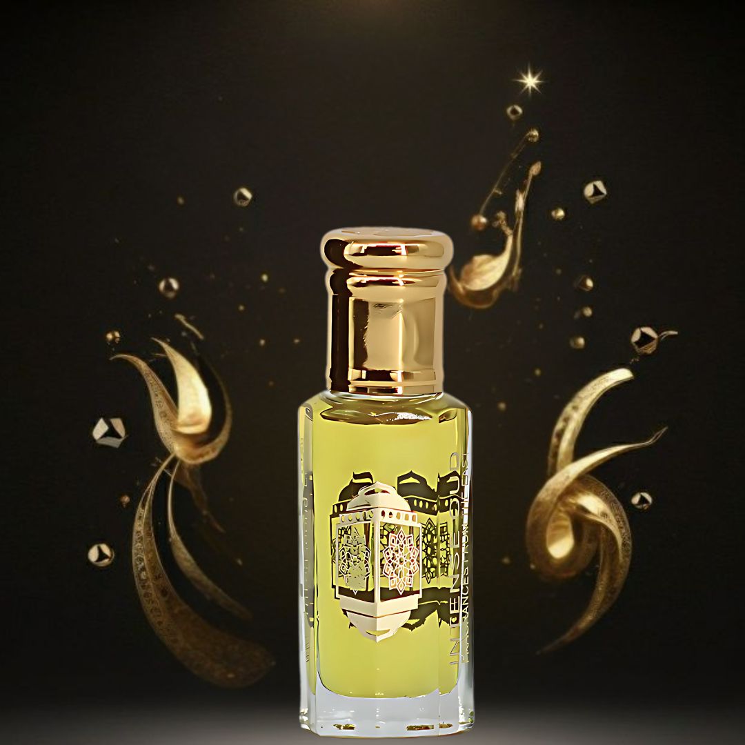 Addiction Perfume Oil 12ML (0.40 OZ) With Black Gift Box By Intense Oud | Citrusy Orange, Floral Jasmine, Warm Amber & Sweet Praline. - Intense Oud