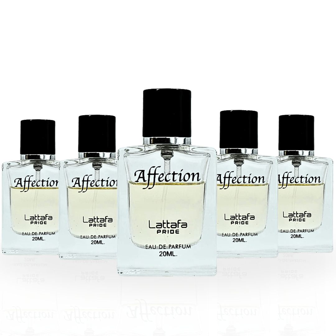 Affection EDP 20ML (0.6 OZ) By Lattafa Pride | Travel Size, Fragrance Miniatures. (PACK OF 5) - Intense Oud