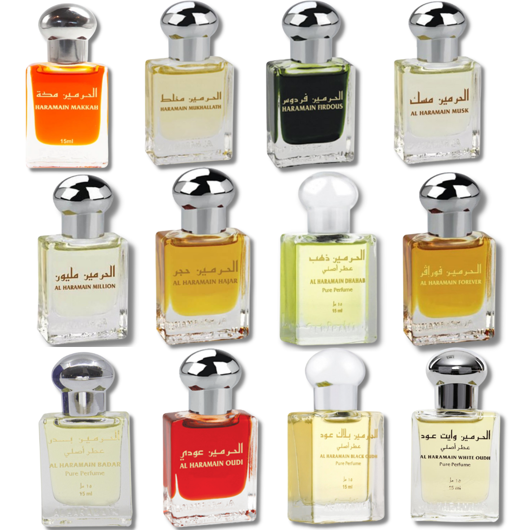 Discovery Collection Of Al Haramain 12PCS Perfume Oil-15ML By Al Haramain - Intense Oud