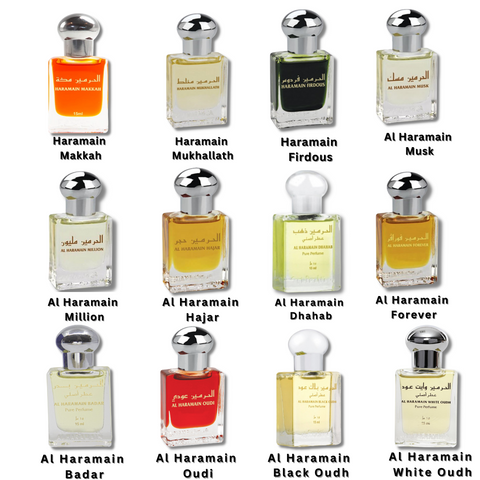 Discovery Collection Of Al Haramain 12PCS Perfume Oil-15ML By Al Haramain - Intense Oud