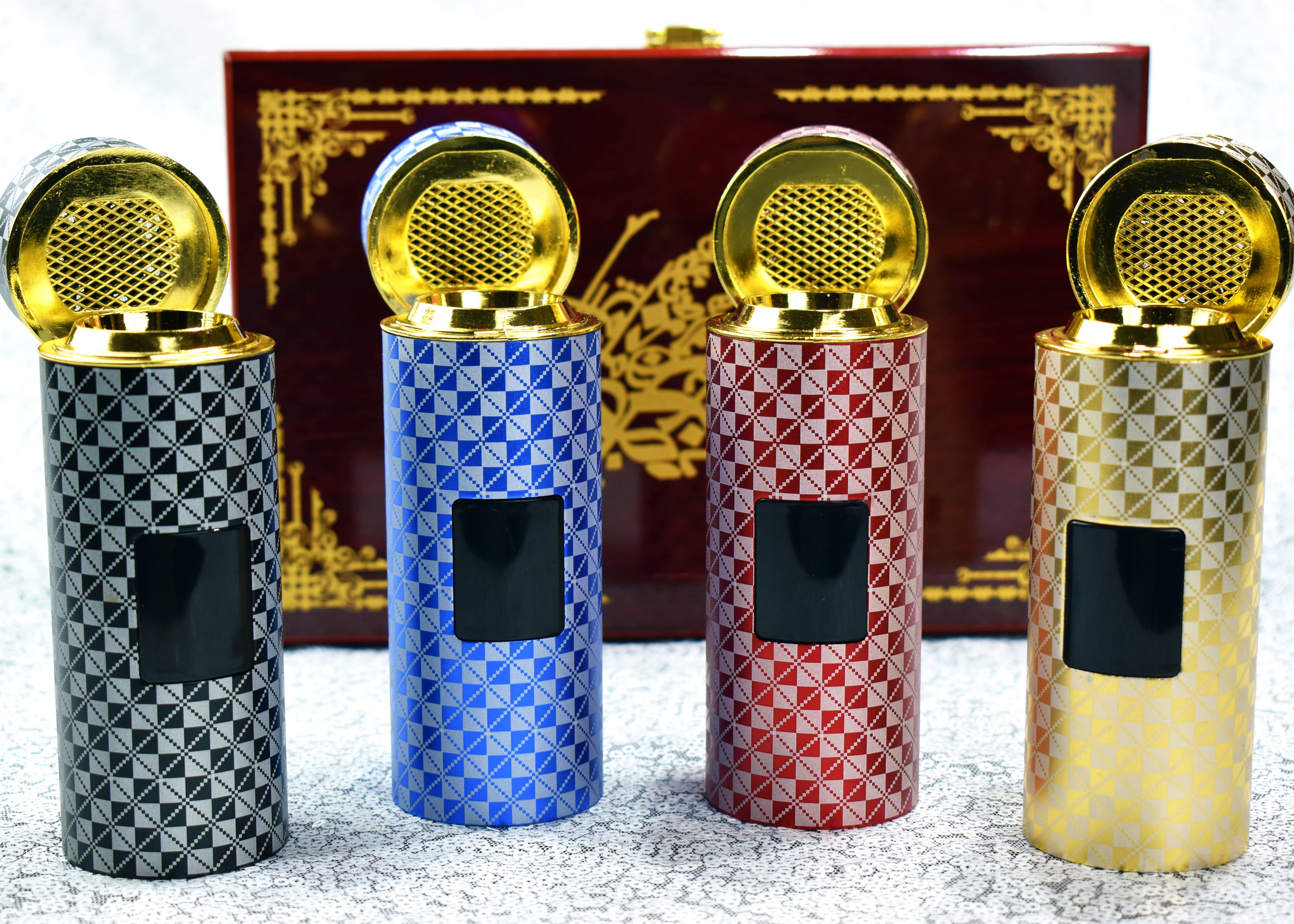 Portable USB Incense Burner Kit- Blue - Intense oud